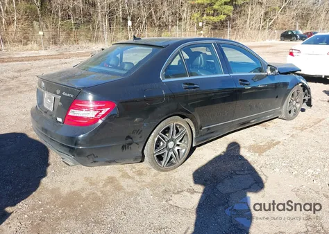 2013 Mercedes-Benz C 300 Sport 4Matic from USA, damaged, VIN WDDGF8AB2DR255543